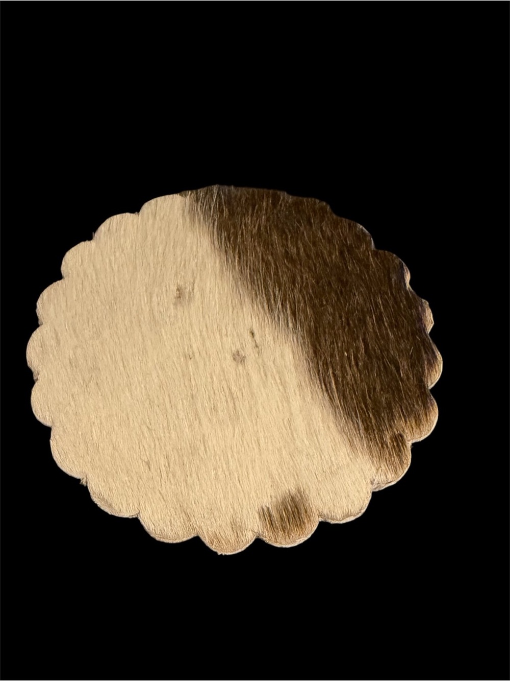 New Cowhide Coaster